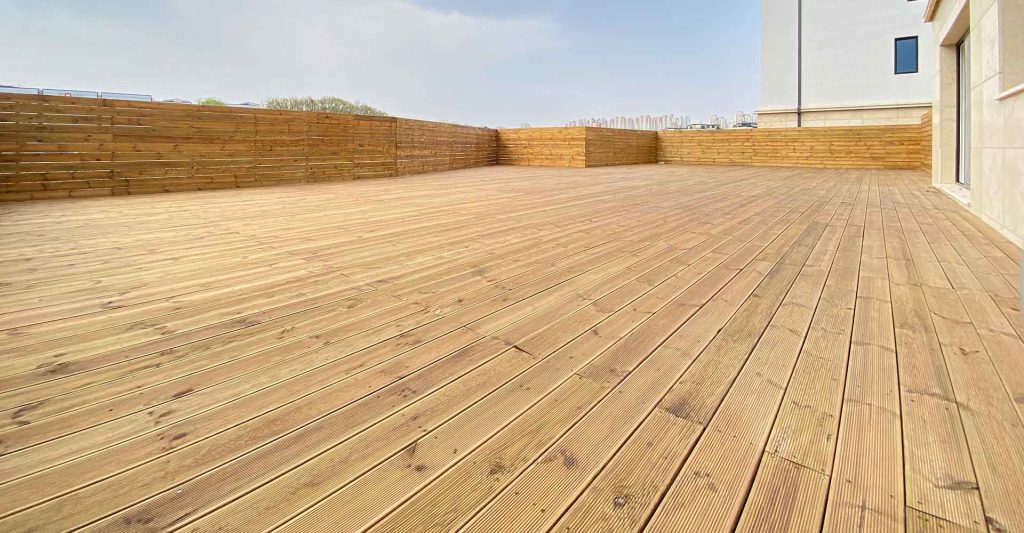 Decks para exteriores de madera